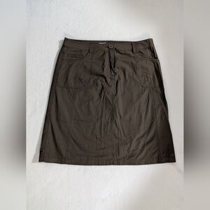 Dalia Collection Skirt, Size 8, Brown Color With Pockets, Sporty and Cute